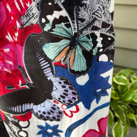 DESIGUAL SKIRT - Mixed Media art to wear - Picture 3 of 14